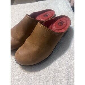 Womens Crocs Cobbler Leather Clogs Size 7.5